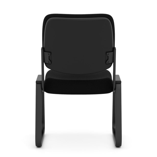 OfficeSource Value Collection Armless, Sled Base Fabric Guest Chair w/Black Frame