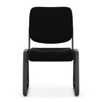 OfficeSource Value Collection Armless, Sled Base Fabric Guest Chair w/Black Frame