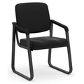 OfficeSource Value Collection Sled Base Vinyl Guest Chair w/Black Frame