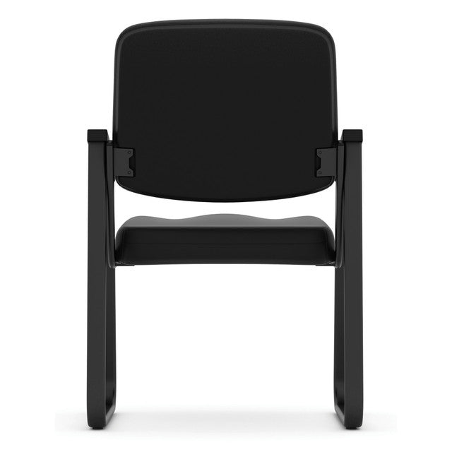 OfficeSource Value Collection Sled Base Vinyl Guest Chair w/Black Frame