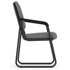OfficeSource Value Collection Sled Base Vinyl Guest Chair w/Black Frame