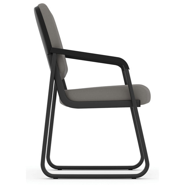 OfficeSource Value Collection Sled Base Vinyl Guest Chair w/Black Frame