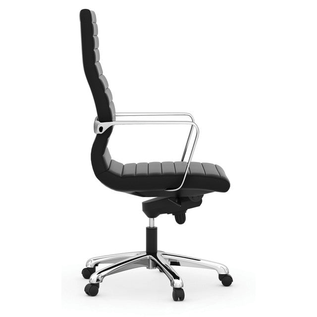 OfficeSource Tre Executive Swivel Chairs w/Chrome Base