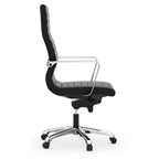 OfficeSource Tre Executive Swivel Chairs w/Chrome Base
