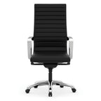 OfficeSource Tre Executive Swivel Chairs w/Chrome Base