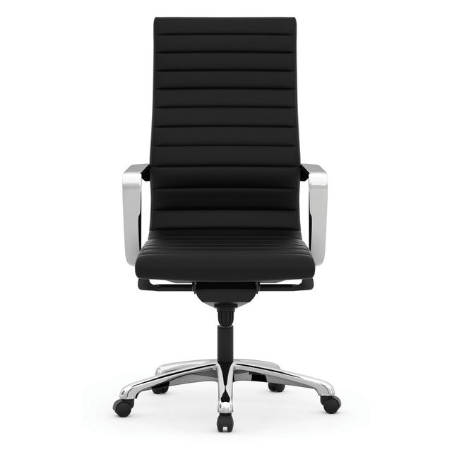 OfficeSource Tre Executive Swivel Chairs w/Chrome Base