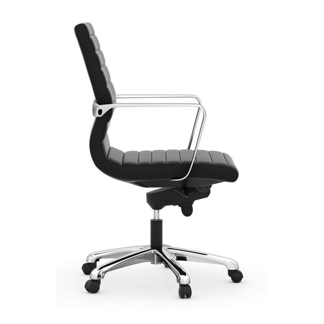 OfficeSource Tre Executive Swivel Chairs w/Chrome Base