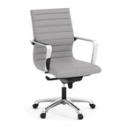 OfficeSource Tre Executive Swivel Chairs w/Chrome Base