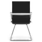 Office Source Tre Collection Executive Guest Chair w/Chrome Sled Base