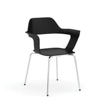 OfficeSource Zella Collection Stackable Chair w/Chrome Frame