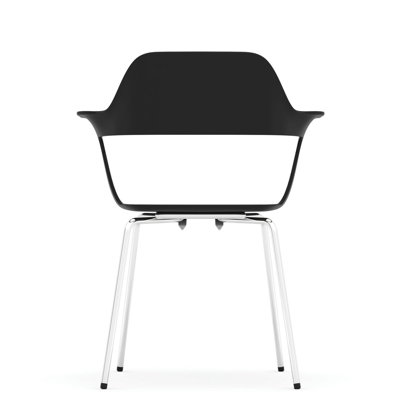 OfficeSource Zella Collection Stackable Chair w/Chrome Frame