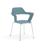 OfficeSource Zella Collection Stackable Chair w/Chrome Frame