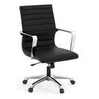 OfficeSource Tre Lite Collection Executive Chairs w/Chrome Base