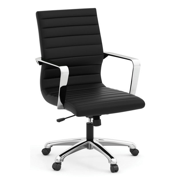 OfficeSource Tre Lite Collection Executive Chairs w/Chrome Base