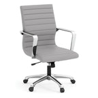 OfficeSource Tre Lite Collection Executive Chairs w/Chrome Base