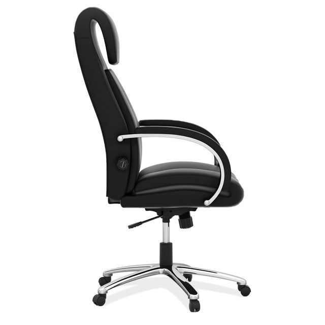 OfficeSource Bradley Executive High Back w/Chrome Frame & Base