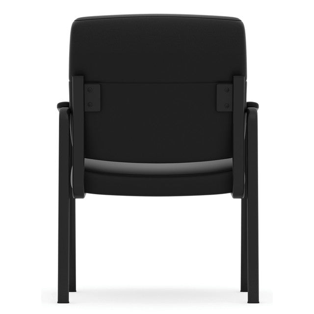 OfficeSource Ebony Collection Guest Chair w/Black Frame