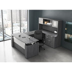 Combination File - Lateral File Drawer, Vertical File Drawer & Two Utility Drawers - 7 Finishes