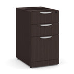 66" or 71" OfficeSource Single Pedestal Bowfront Desk with 4 Drawers in 8 Finishes