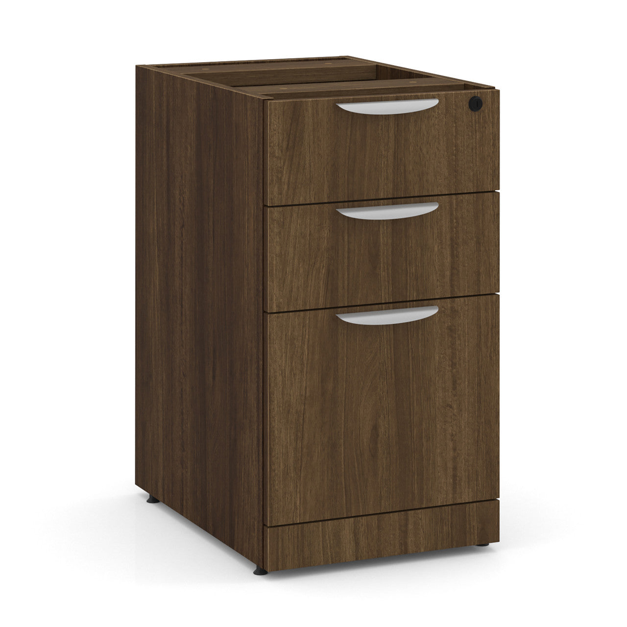 66" or 71" OfficeSource Bowfront Desk with 6 Drawers in 8 Finishes