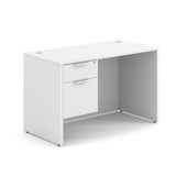24x48 Desk with 2 Drawers in 8 Finishes with Optional Keyboard Tray or Center Drawer