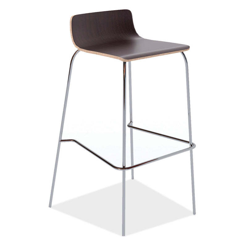 Bleecker Street Café Height Stools, Low & High Back in 4 Finishes