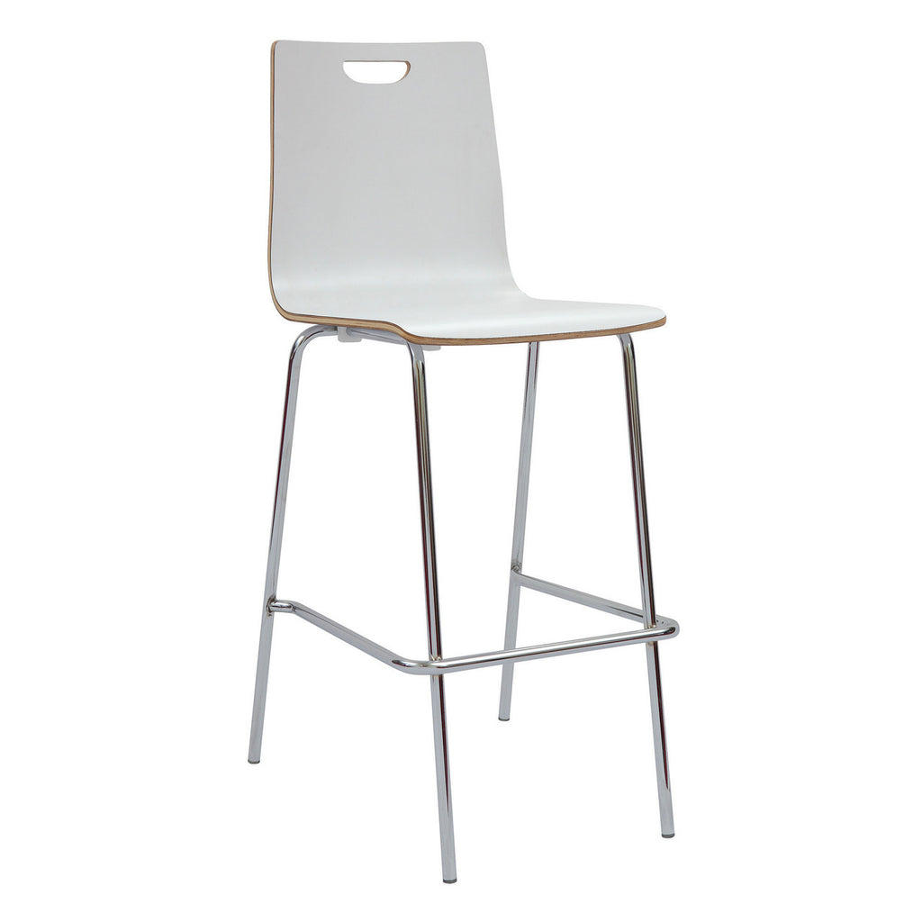 Bleecker Street Café Height Stools, Low & High Back in 4 Finishes