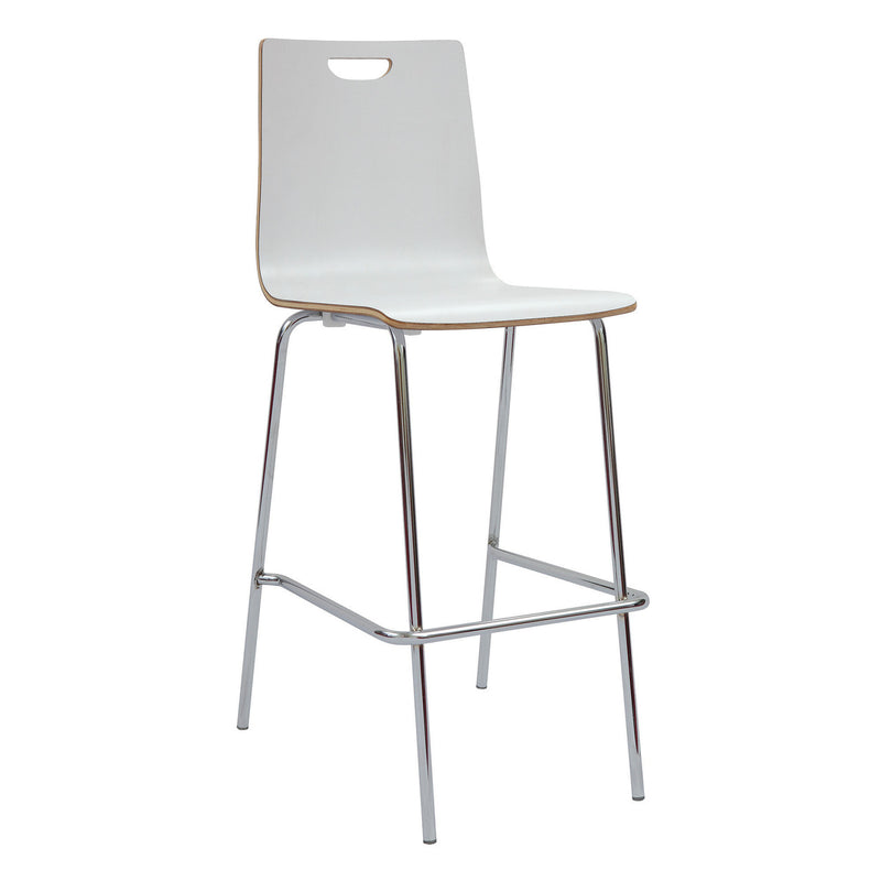 Bleecker Street Café Height Stools, Low & High Back in 4 Finishes