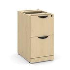 66" or 71" OfficeSource Single Pedestal Bowfront Desk with 4 Drawers in 8 Finishes