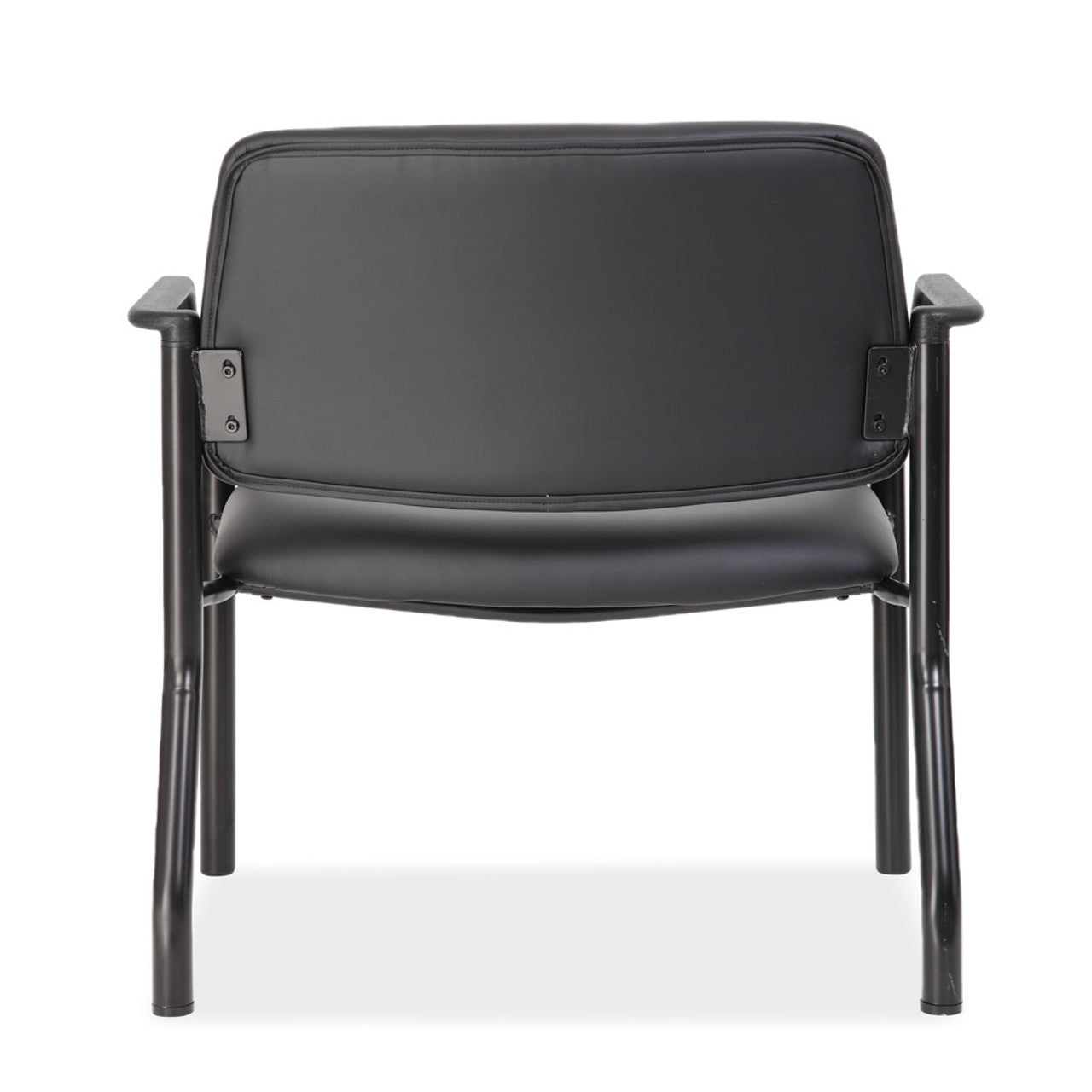 OfficeSource Big & Tall Guest Chair w/Arms & Black Frame- 500 LBS Weight Capacity