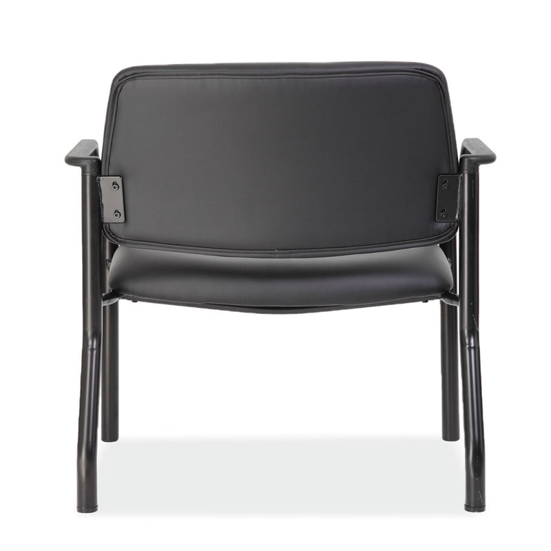 OfficeSource Big & Tall Guest Chair w/Arms & Black Frame- 500 LBS Weight Capacity