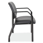 OfficeSource Big & Tall Guest Chair w/Arms & Black Frame- 500 LBS Weight Capacity
