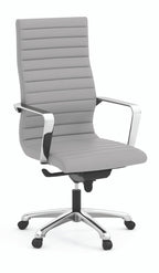 OfficeSource Tre Executive Swivel Chairs w/Chrome Base