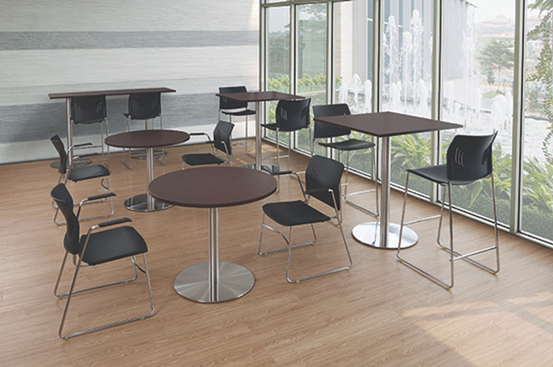 Round Laminate Table Tops in 8 Finishes and 4 Sizes with LIfetime Warranty