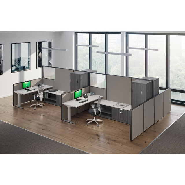 New - Deluxe Sit-Stand Desk - 4 Sizes, Base in 3 colors, Tops in 7 Finishes, 15-Year Warranty