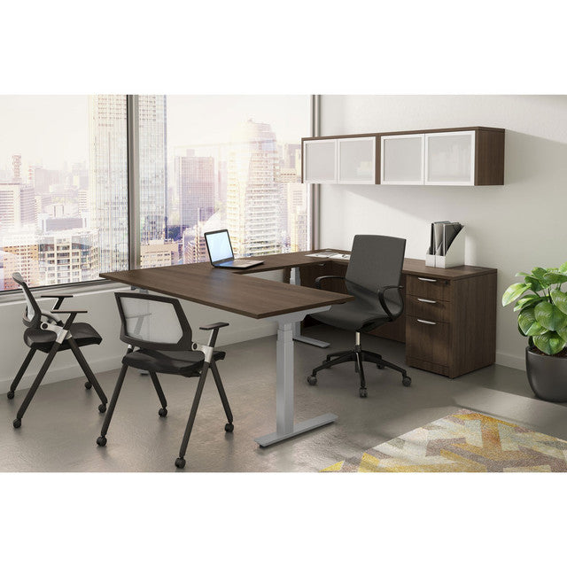 New - Deluxe Sit-Stand Desk - 4 Sizes, Base in 3 colors, Tops in 7 Finishes, 15-Year Warranty