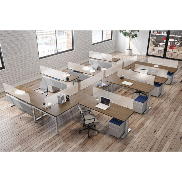 New - Deluxe Sit-Stand Desk - 4 Sizes, Base in 3 colors, Tops in 7 Finishes, 15-Year Warranty