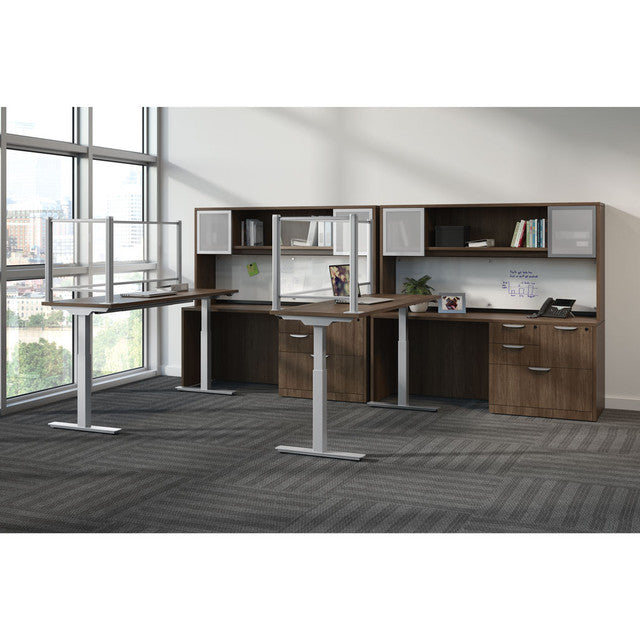 New - Deluxe Sit-Stand Desk - 4 Sizes, Base in 3 colors, Tops in 7 Finishes, 15-Year Warranty