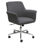 OfficeSource Bolster Collection Mid Back Swivel Chair w/5 Star Chrome Base