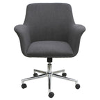 OfficeSource Bolster Collection Mid Back Swivel Chair w/5 Star Chrome Base