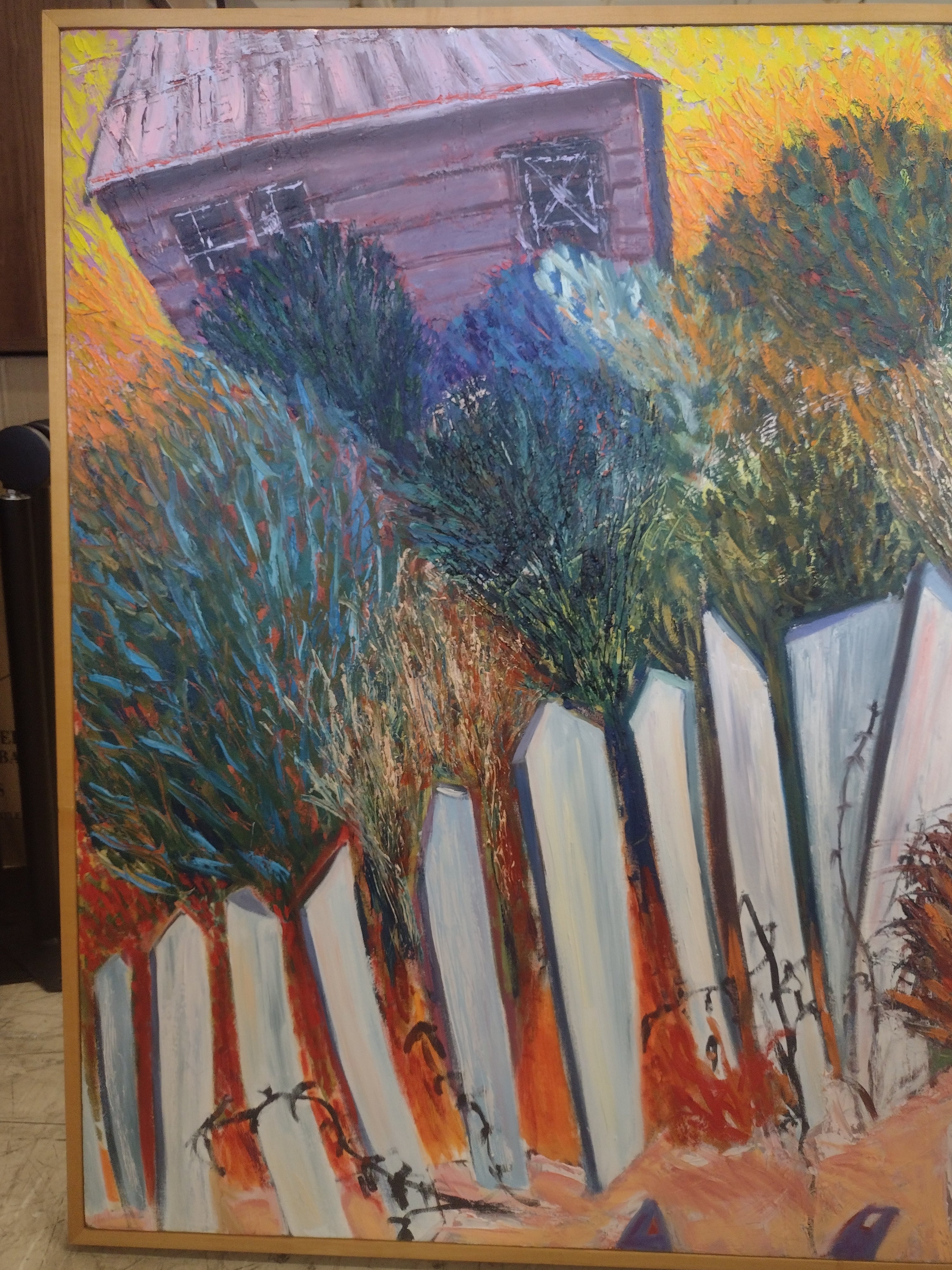 "Primrose Path" (Dorothy Englander) oil painting: 58"(W) x 41"(H)