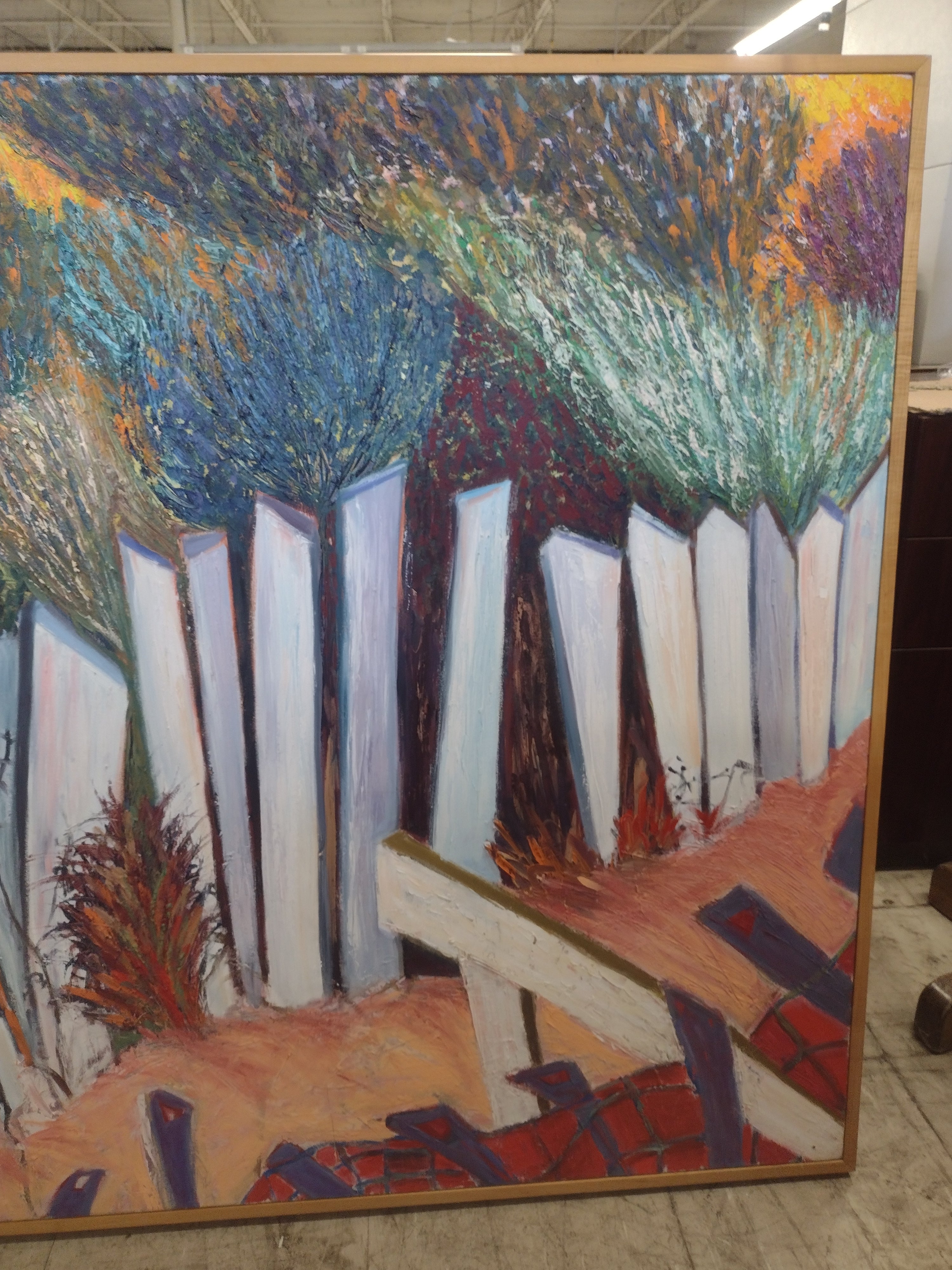 "Primrose Path" (Dorothy Englander) oil painting: 58"(W) x 41"(H)
