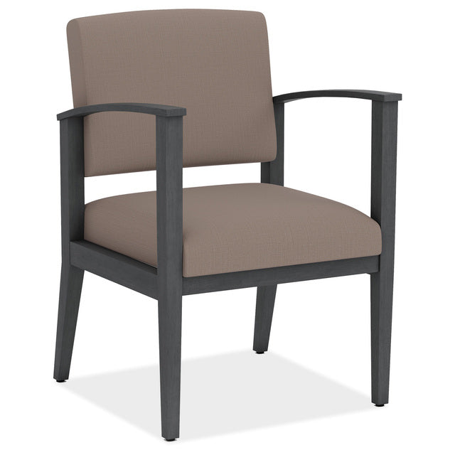 Designer Guest Chair Chelsea Collection In Black Bonded Leather