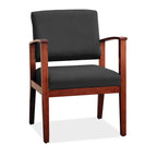 Designer Guest Chair Chelsea Collection In Black Bonded Leather