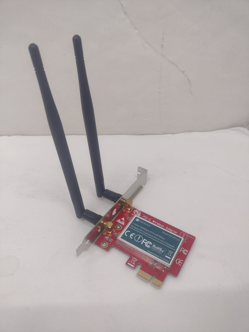 FebSmart FS-AE120 PCIE Wireless Dual Band Network Adapter 2.4/5.0GHz 300/867Mbps