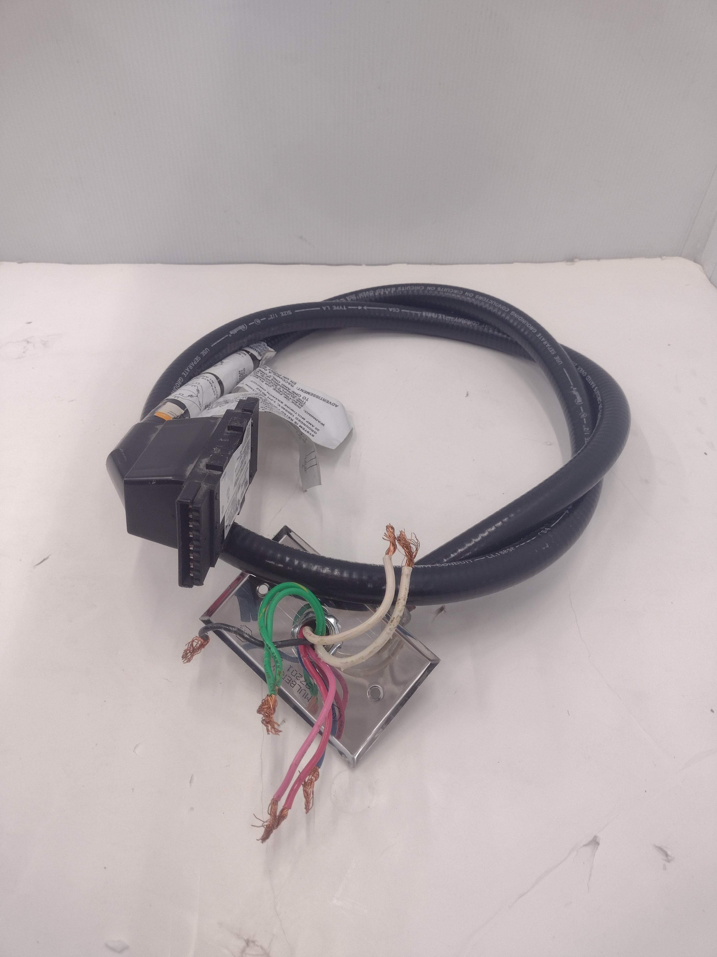 Herman Miller 72" A1322.2 Power Base Entry/Feed/Whip for AO Series 2 Cubicles