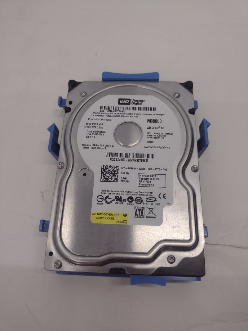 Western Digital Caviar SE WD800JD 80GB 7200 RPM SATA Internal Hard Drive
