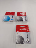 NEW Set of 3 Canon 8 Pixma Black (CLI-8BK) and Cyan (CLI-8C) Ink Cartridges
