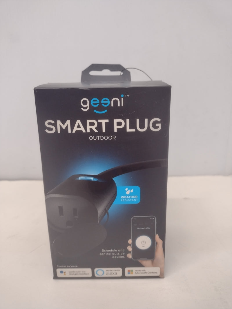 Geeni GN-OW101-101 Outdoor Smart Wi-Fi Voice-Controlled Plug 15A 125V 1875W