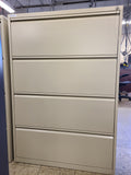OfficeSource Metal 4-Drawer Lateral File, Like New